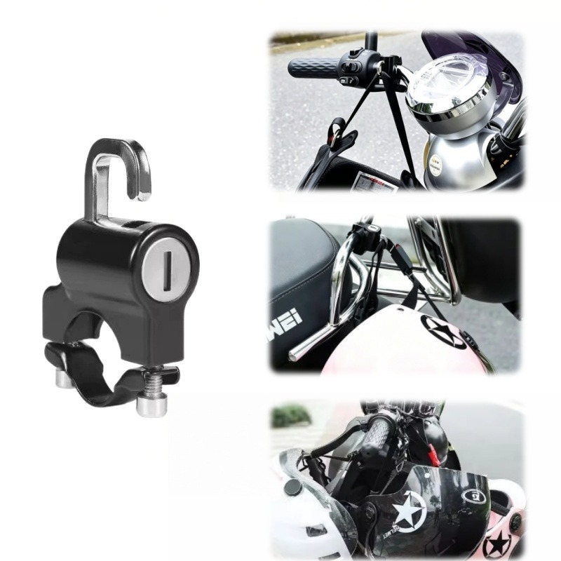 Commuter Bike Lock - Universal Helmet Lock For Motorcycle Scooter