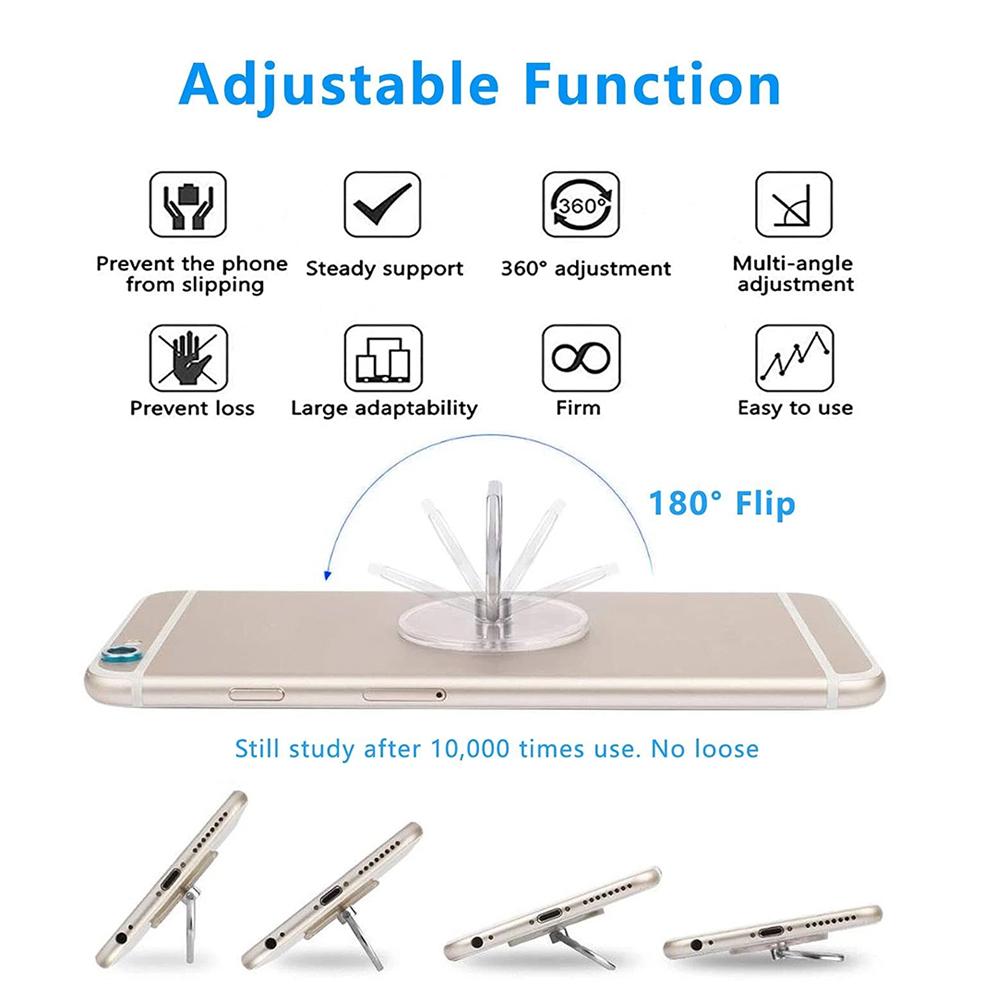 Transparent Cell Phone Ring Ho - Kickstand Adjustable review and price