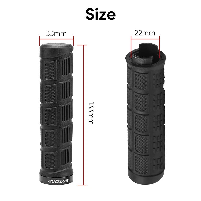 BUCKLOS Bicycle Grips Rubber S - Commuter Bike Lock review and price