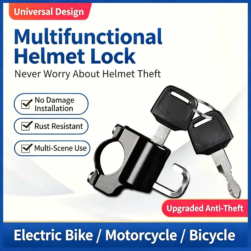 Universal Helmet Lock For Moto - Commuter Bike Lock review and price