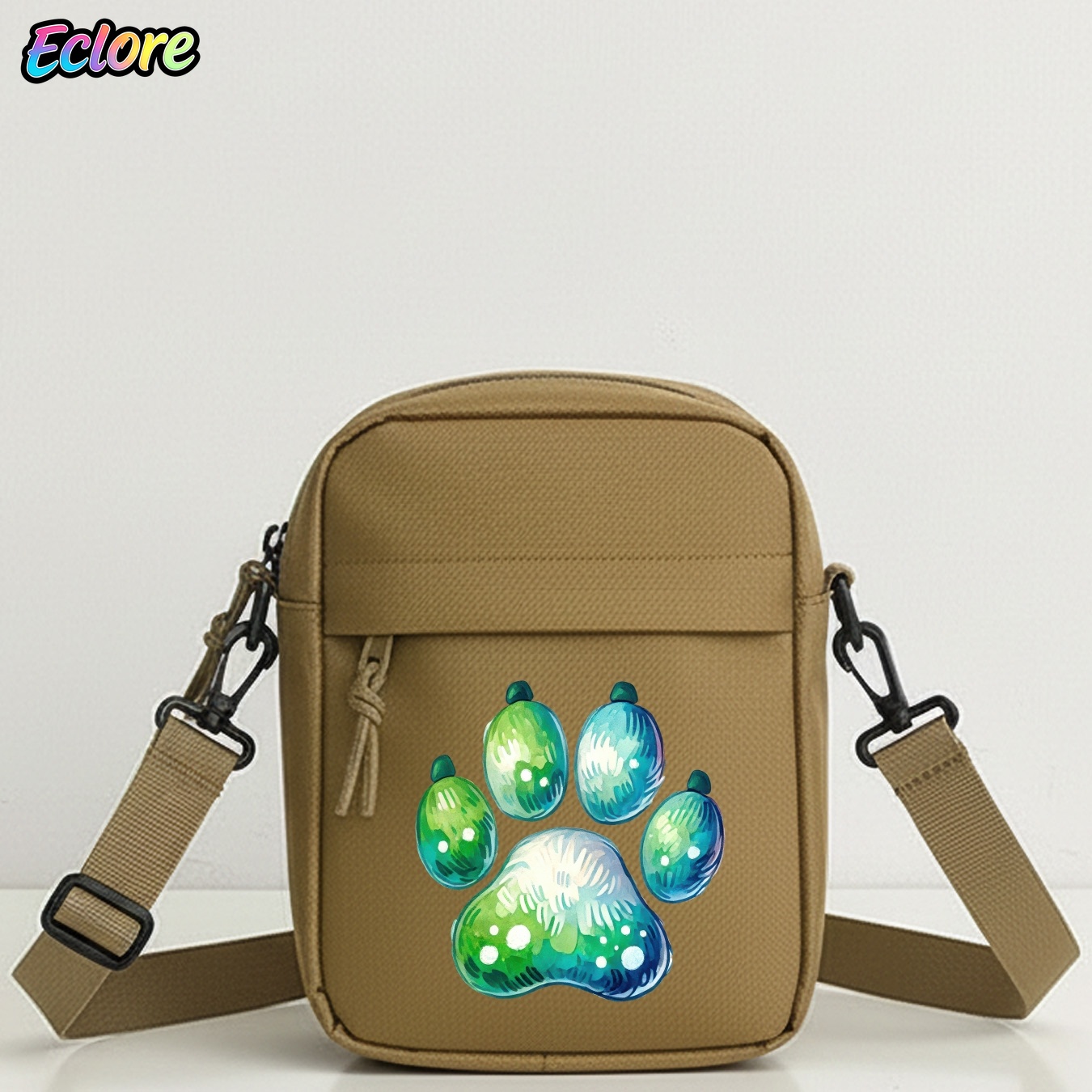 Watercolor Animal Paw Print Sh - Cycling Commuter Bag review and price