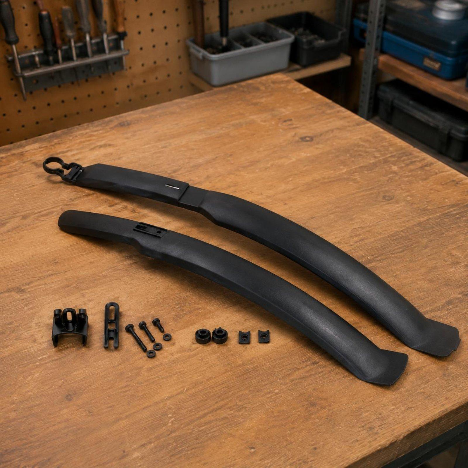 Road Bike Mudguard 700c Adjust - Cycling Commute Gear review and price
