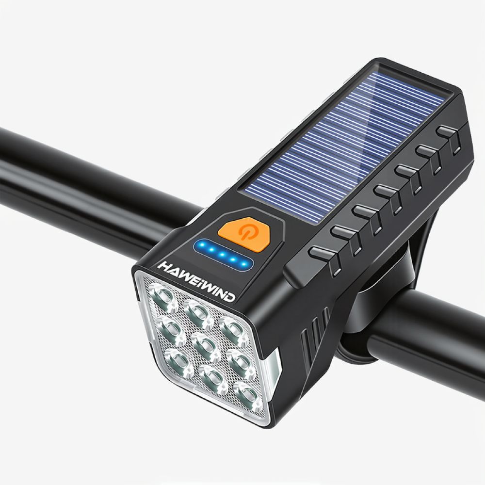 Solar Bicycle Headlight USB Re - Cycling Commute Gear review and price