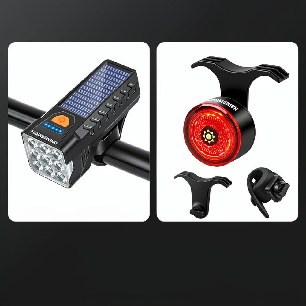 Solar Bicycle Headlight USB Re - Cycling Commute Gear review and price